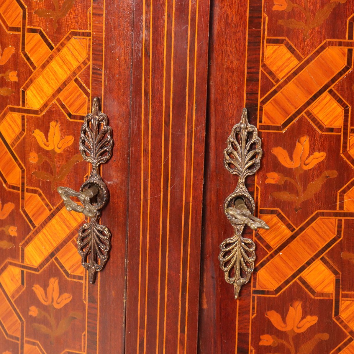 Credenza Demi-Lune in Stile Neoclassico Francia Metà XX Secolo-photo-3