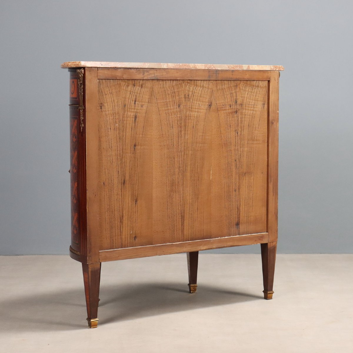 Credenza Demi-Lune in Stile Neoclassico Francia Metà XX Secolo-photo-8
