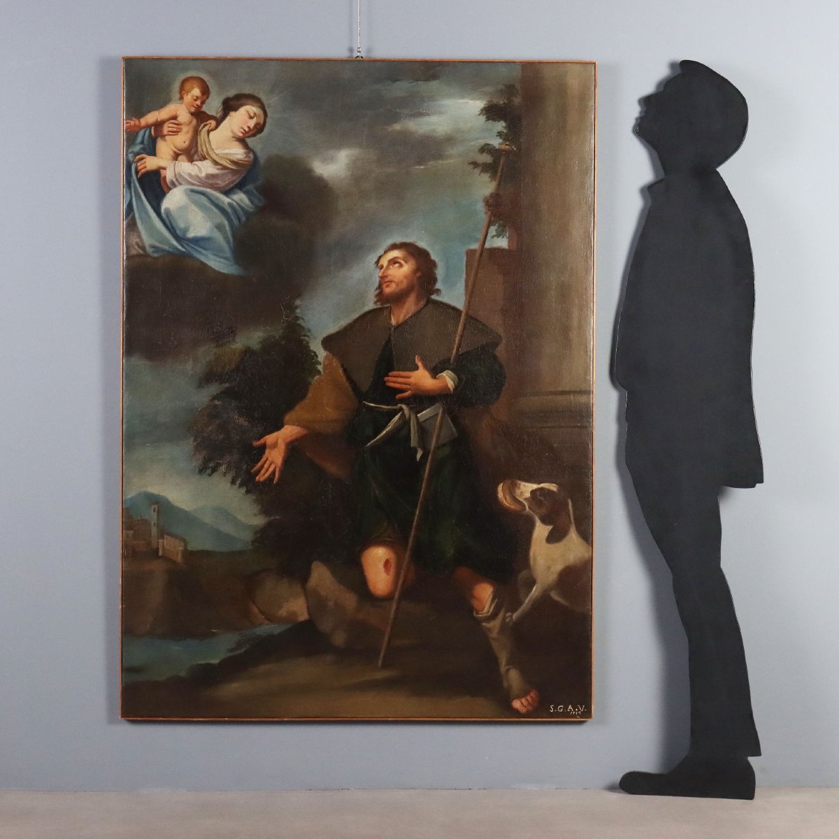 Dipinto Apparizione della Madonna con il Bambino a San Rocco, 1747-photo-2