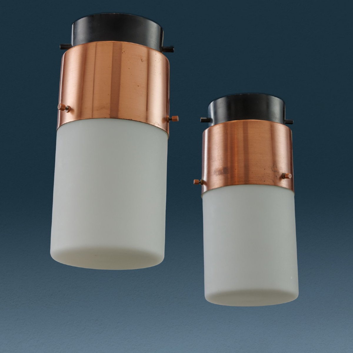 Coppia di Lampade '1245' Stilnovo Anni '60-photo-2