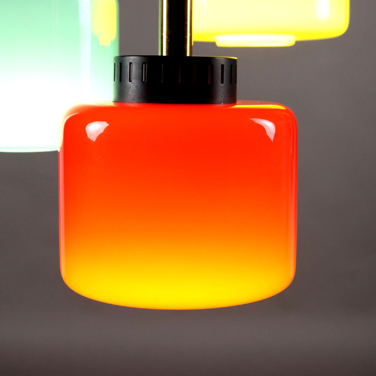 Lampada con Vetri Colorati Anni 60-photo-1