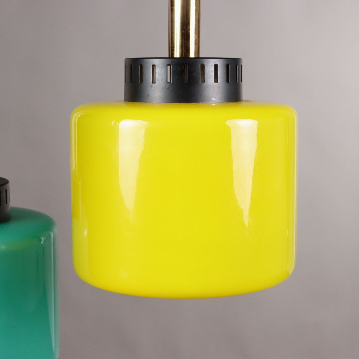 Lampada con Vetri Colorati Anni 60-photo-3