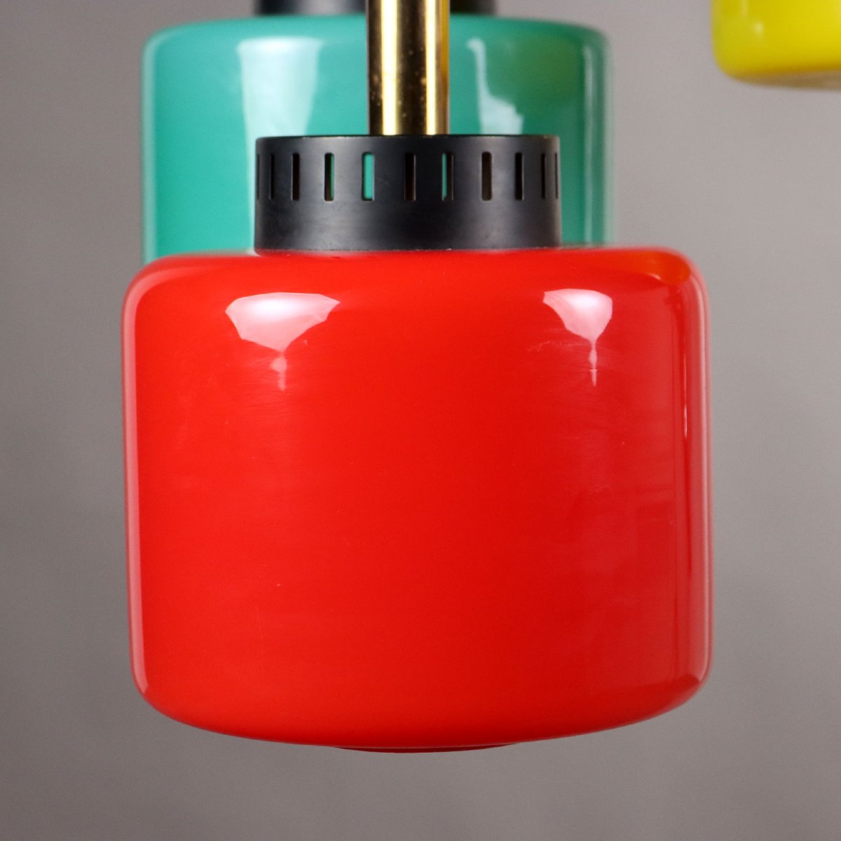 Lampada con Vetri Colorati Anni 60-photo-4