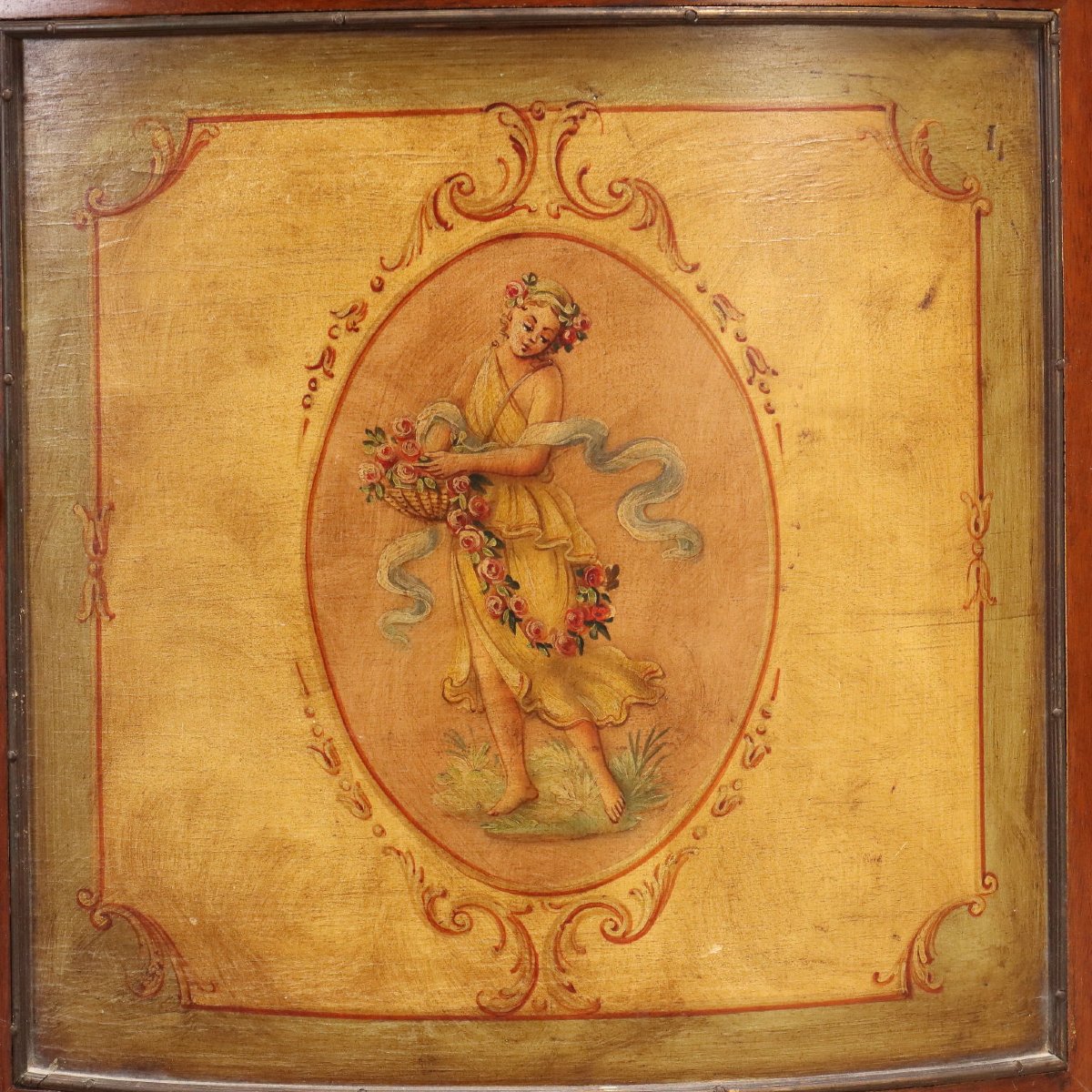 Coppia di Credenze Demi-Lune in Stile Neoclassico Francia Metà XX Secolo-photo-1
