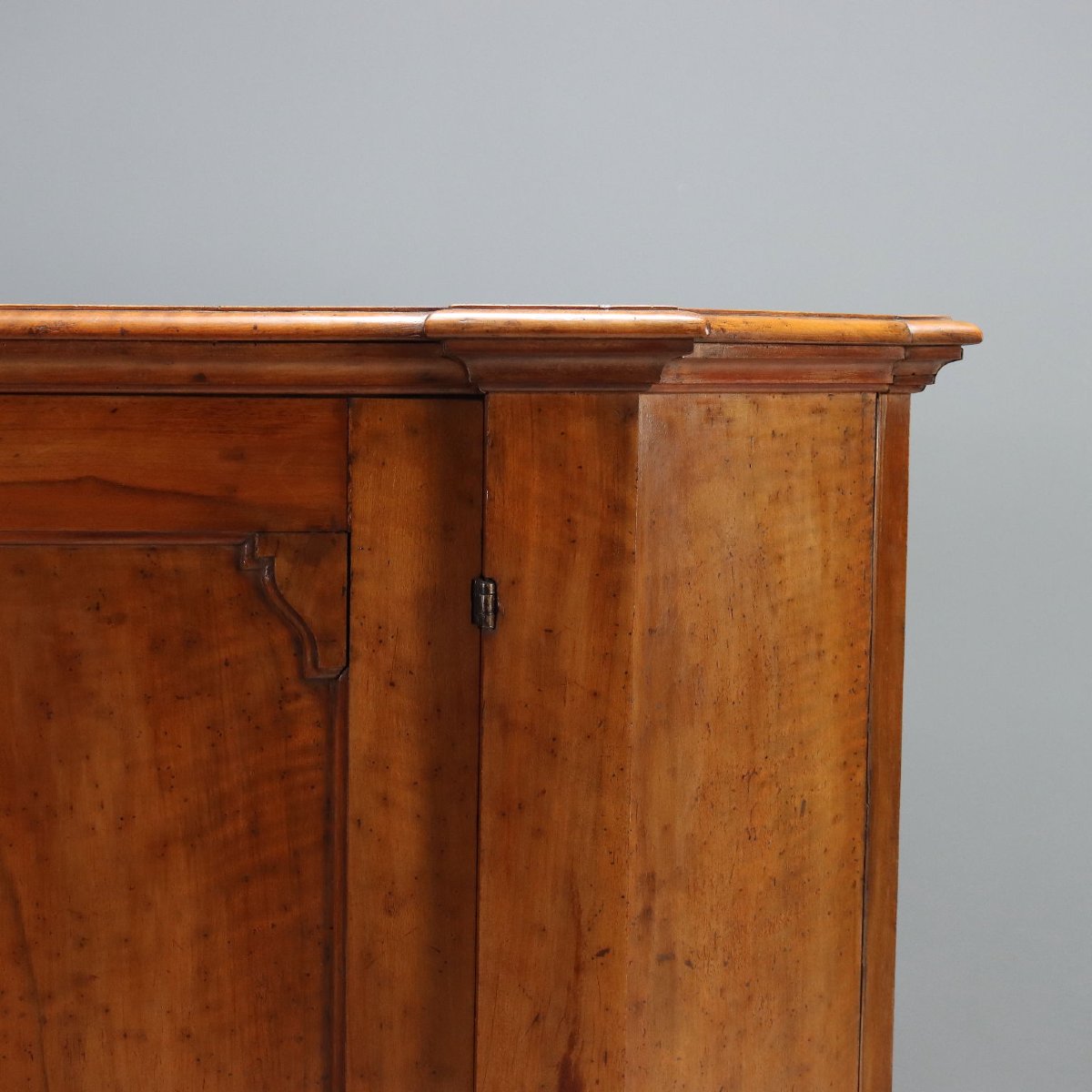 Credenza Barocca Scantonata in Noce Italia XVIII Secolo-photo-3