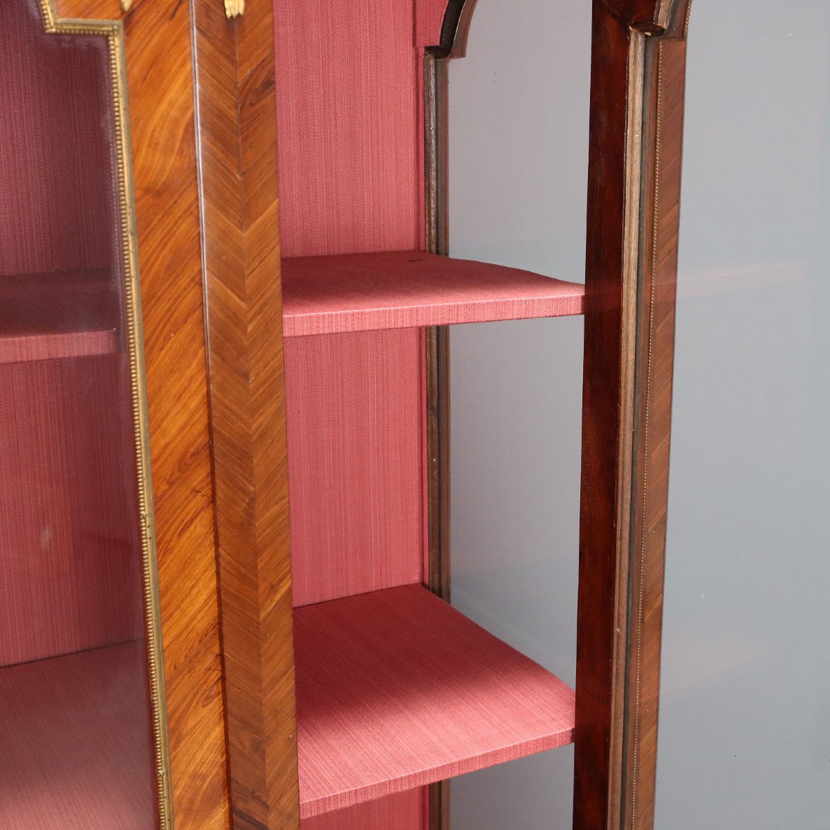 Libreria in Bois de Violette con bronzi Cesellati e dorati Francia Fine XIX Secolo-photo-5
