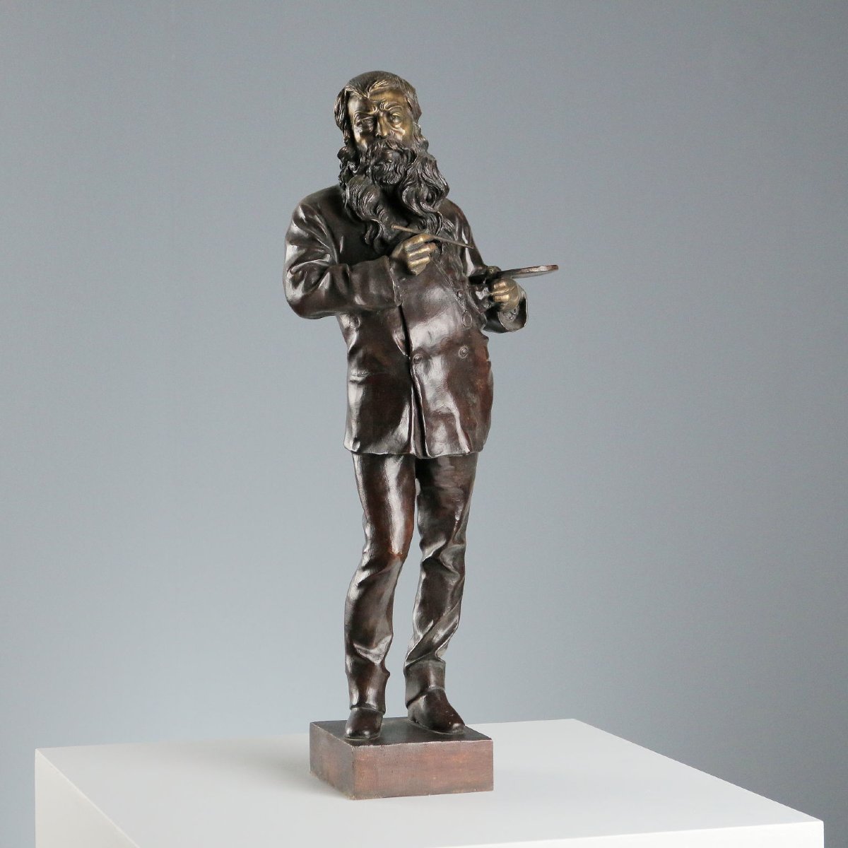 Il Pittore Vincenzo Gemito Fonderia Chiurazzi Napoli Italia XX Secolo