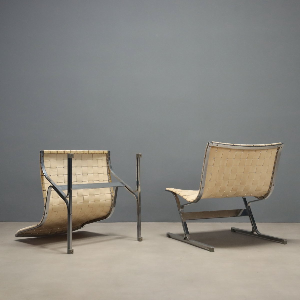 Poltrone 'PLR 1' di Ross Littel per ICF Anni 70-photo-4