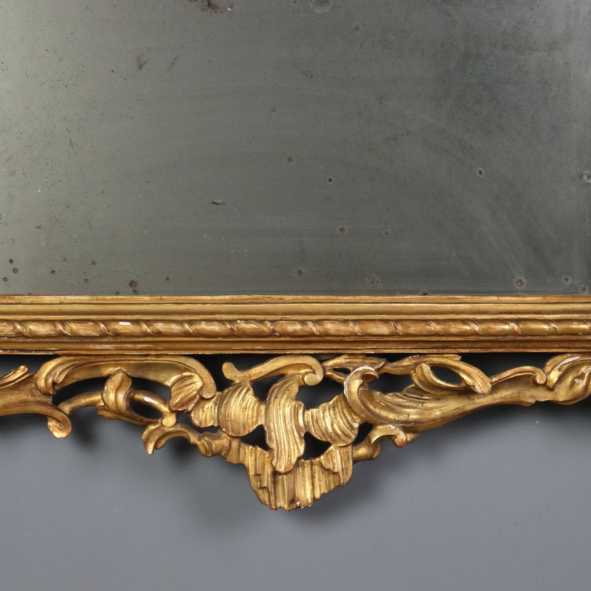 Specchiera in Legno Intagliato e Dorato - Italia Fine XIX Secolo Italia Fine XIX Secolo-photo-2