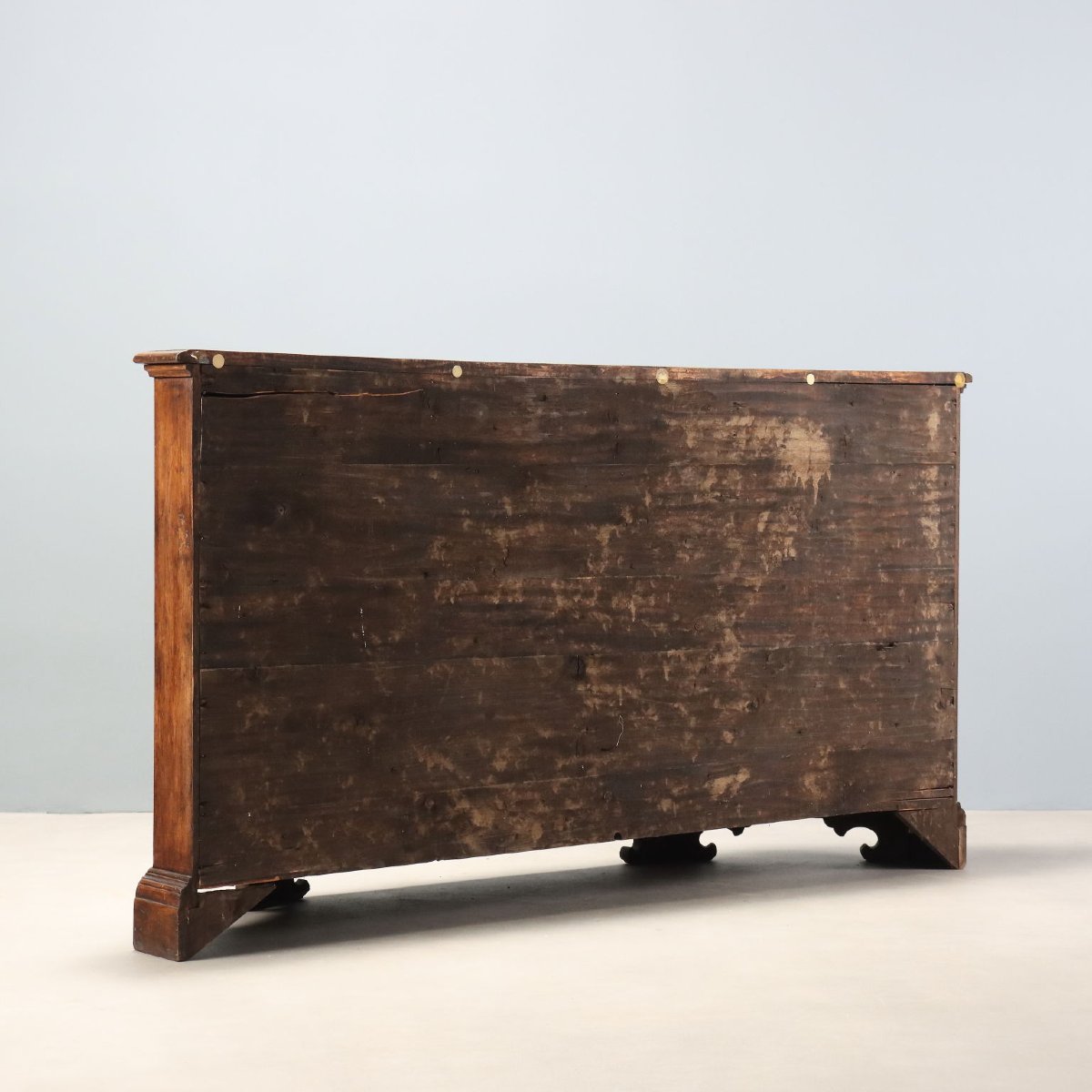 Credenza Scantonata in Faggio Tinto Noce Italia Metà XX Secolo-photo-6