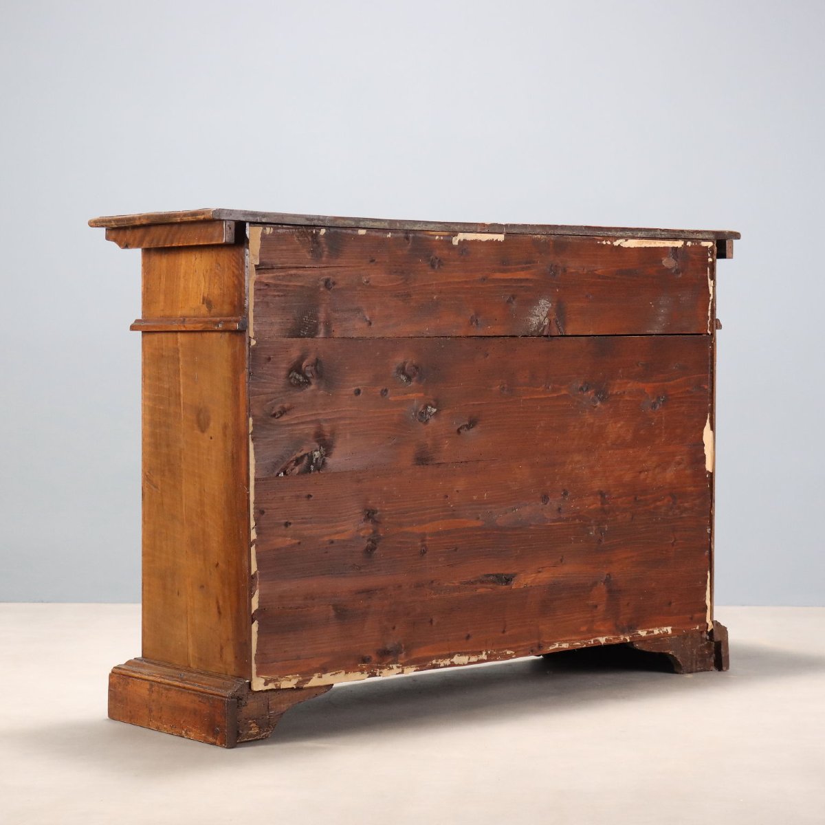 Credenza Antica in Stile Barocco in Noce e Abete Italia XX Secolo-photo-6