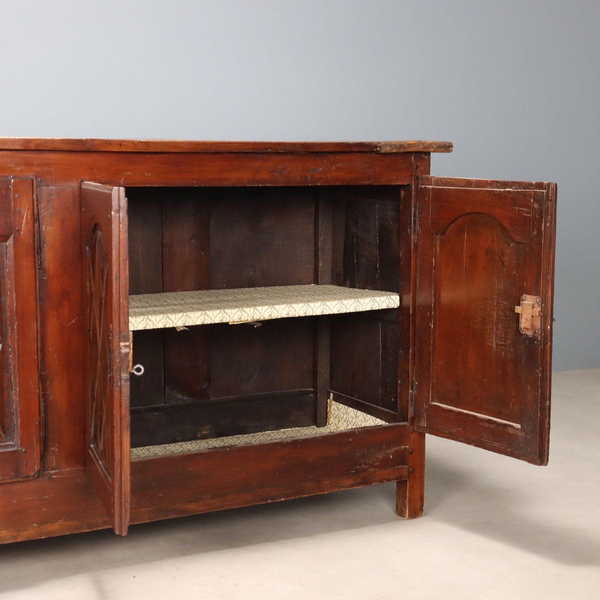 Credenza in Varie Essenze Italia Fine XVIII Inizio XIX Secolo-photo-6