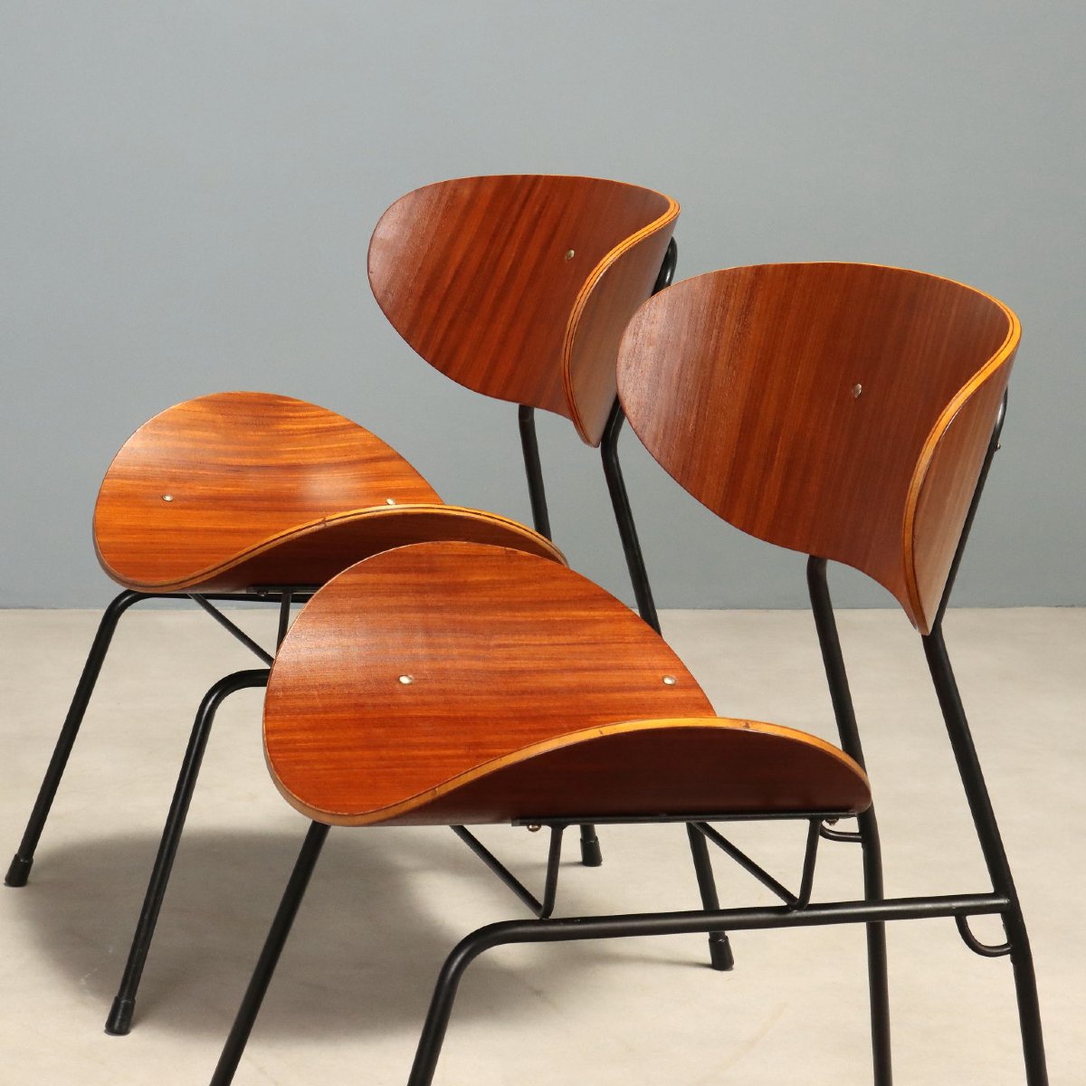 Poltroncine Vintage  T. Silvana Comfort Design Carlo Ratti Anni 50-photo-1