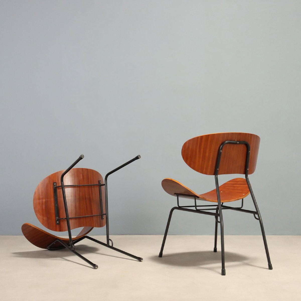 Poltroncine Vintage  T. Silvana Comfort Design Carlo Ratti Anni 50-photo-7