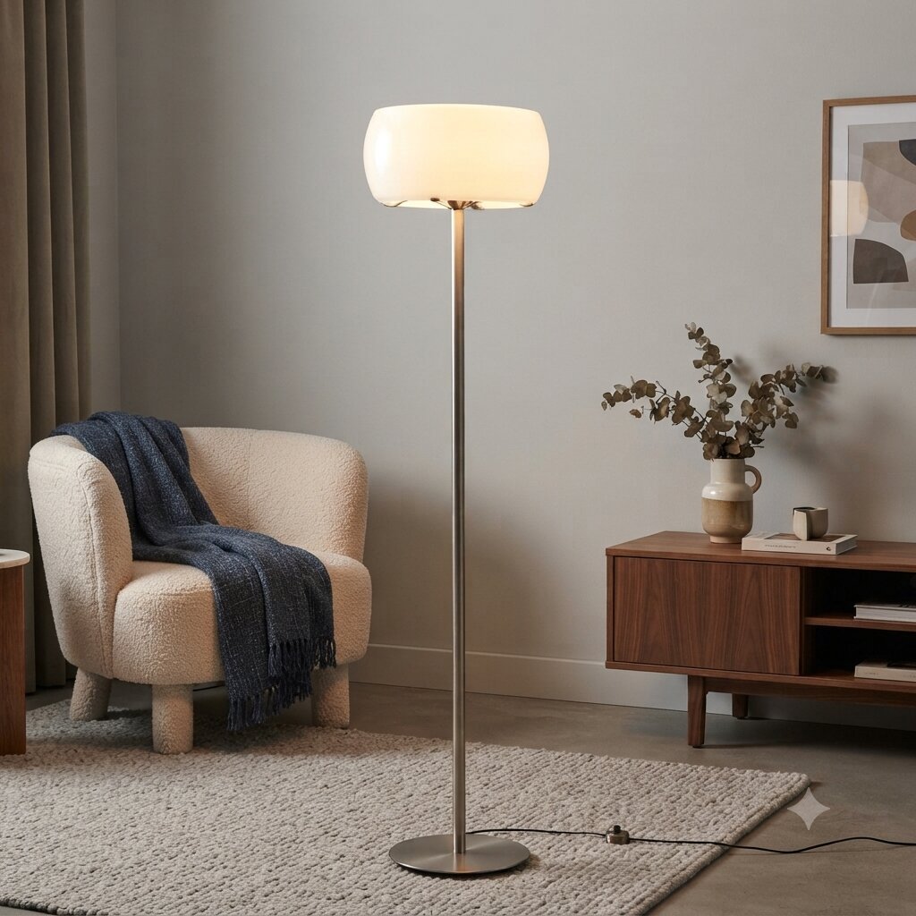 Lampada da Terra 'Clitunno' Design Vico Magistretti per Artemide 1960 -photo-2