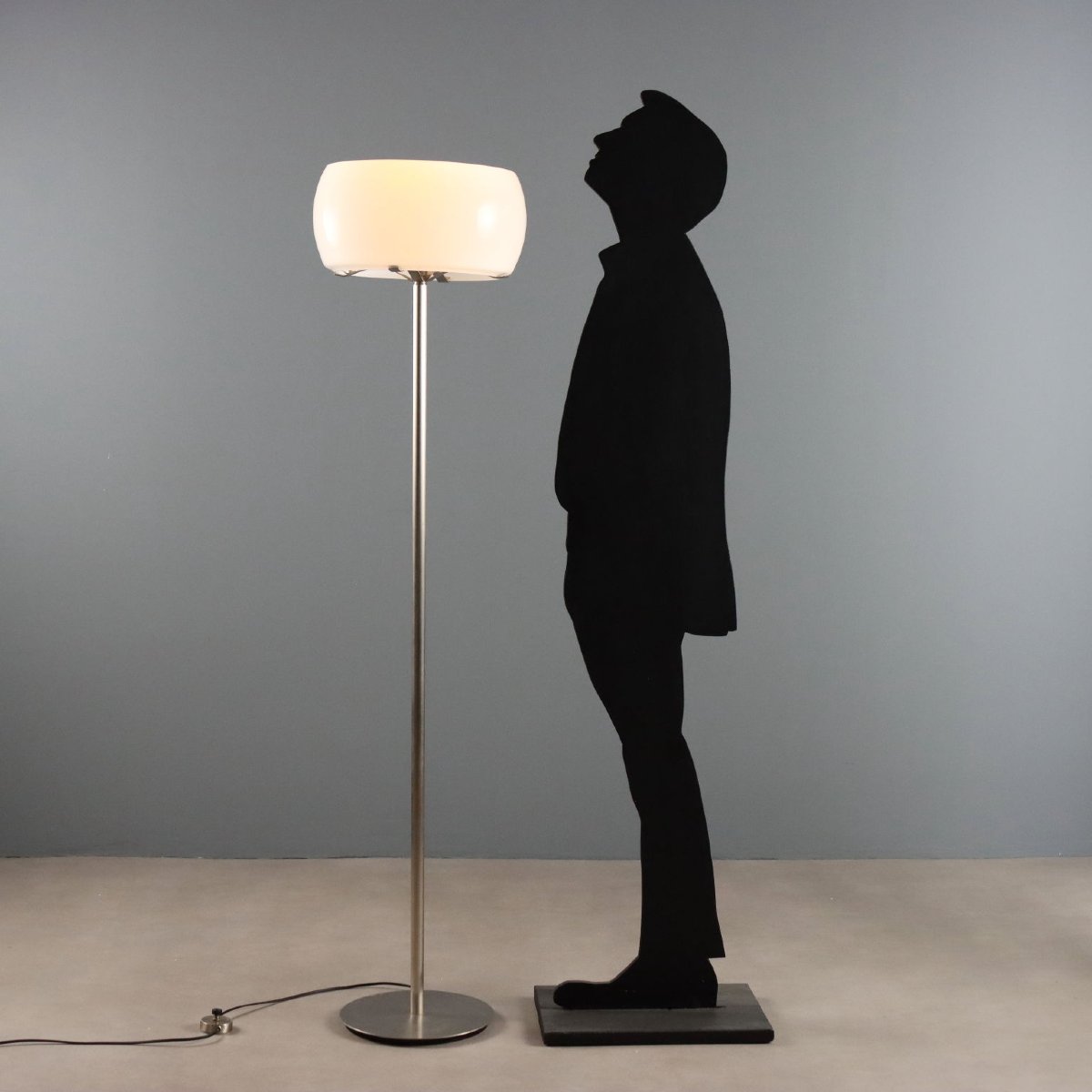 Lampada da Terra 'Clitunno' Design Vico Magistretti per Artemide 1960 -photo-3