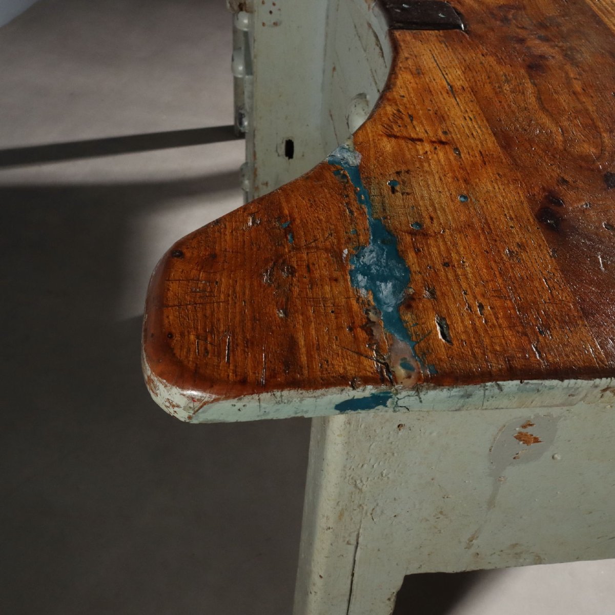Tavolo Industrial Vintage Abete Olmo Design Italia XX Secolo-photo-5