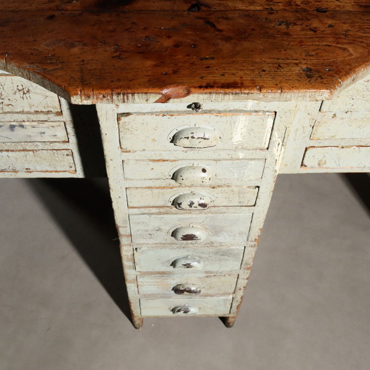 Tavolo Industrial Vintage Abete Olmo Design Italia XX Secolo-photo-7