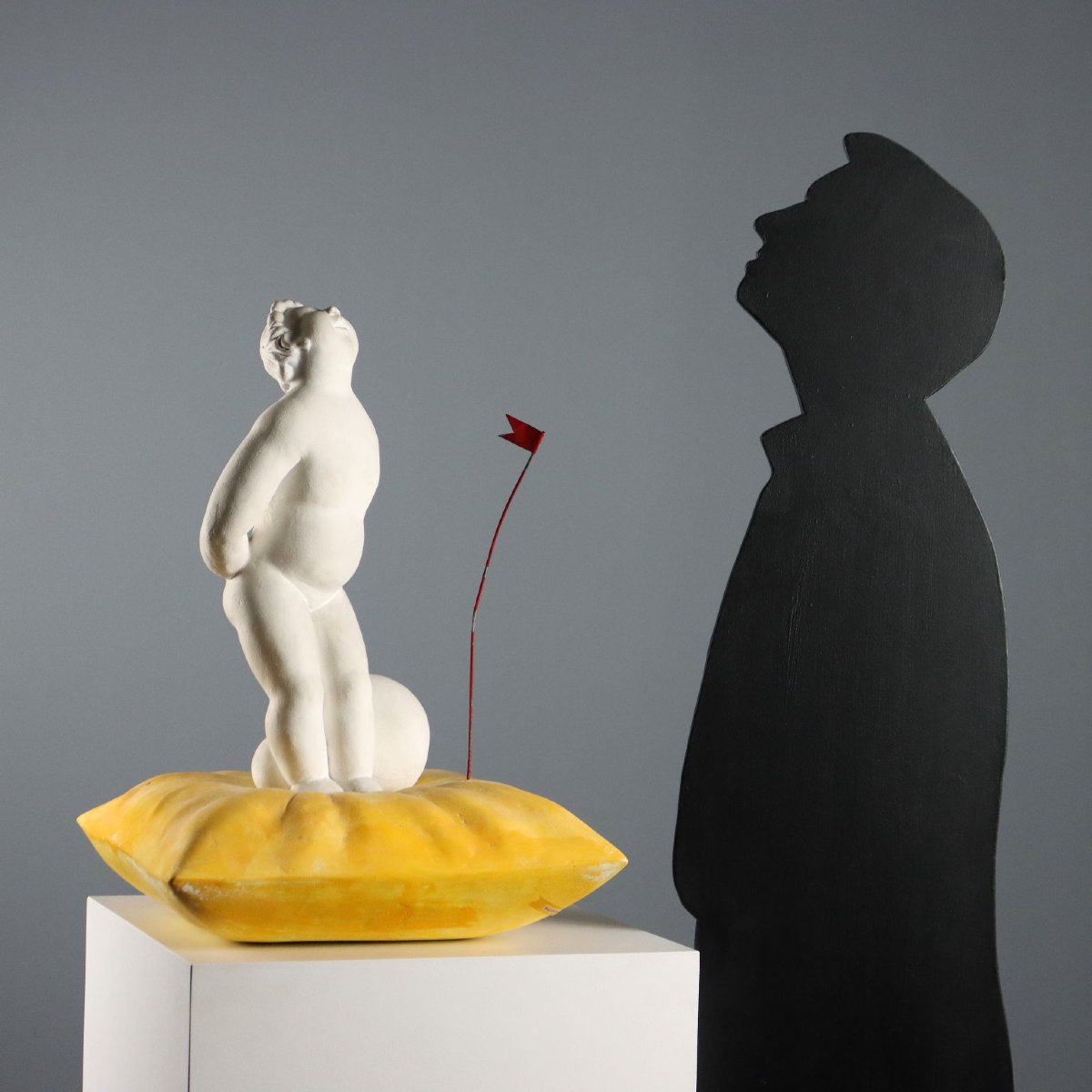 Scultura Contemporanea di Walter Guidobaldi Ceramica Gesso '900 -photo-2