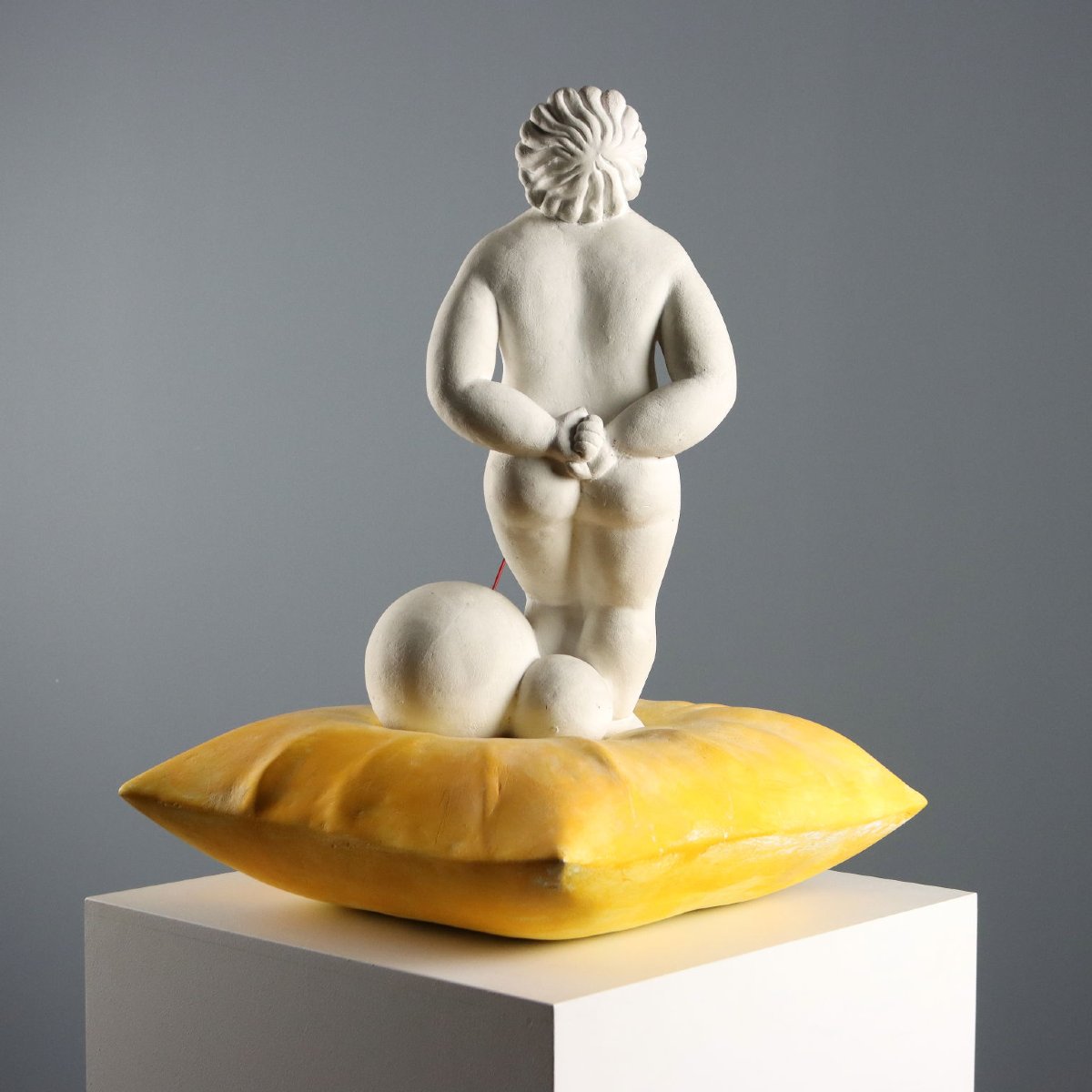Scultura Contemporanea di Walter Guidobaldi Ceramica Gesso '900 -photo-3