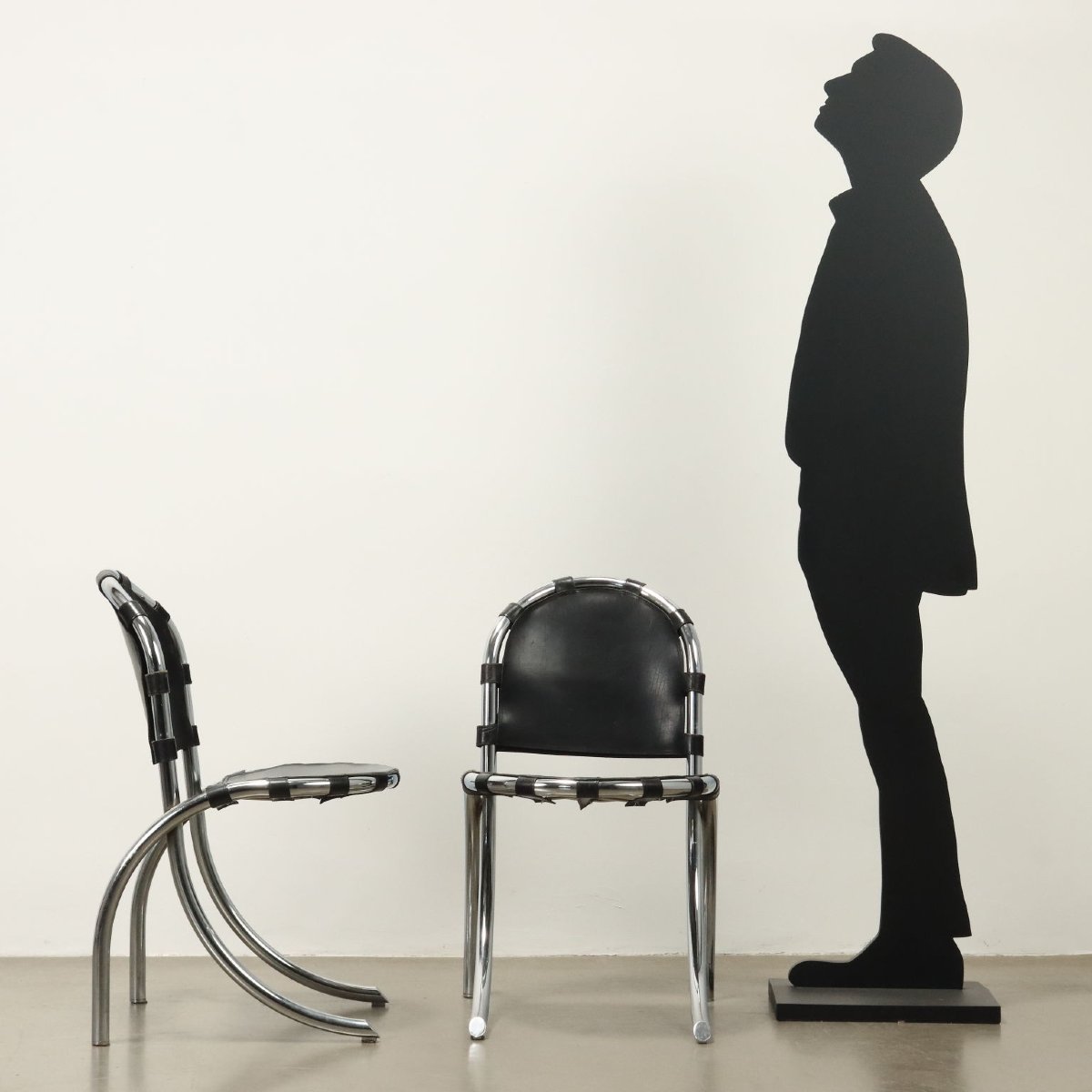 Sedie 'Medusa' di Alberto Bazzani per Tetrarch Design Anni '70-photo-2