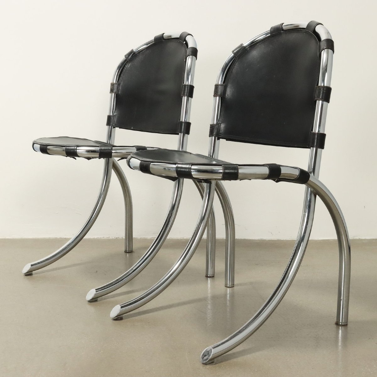 Sedie 'Medusa' di Alberto Bazzani per Tetrarch Design Anni '70-photo-3