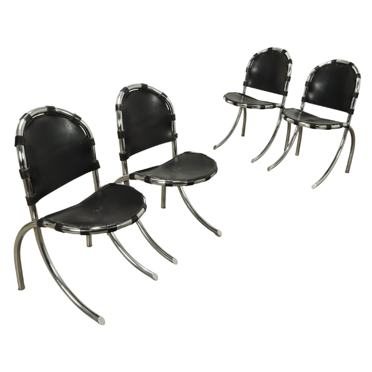 Sedie 'Medusa' di Alberto Bazzani per Tetrarch Design Anni '70