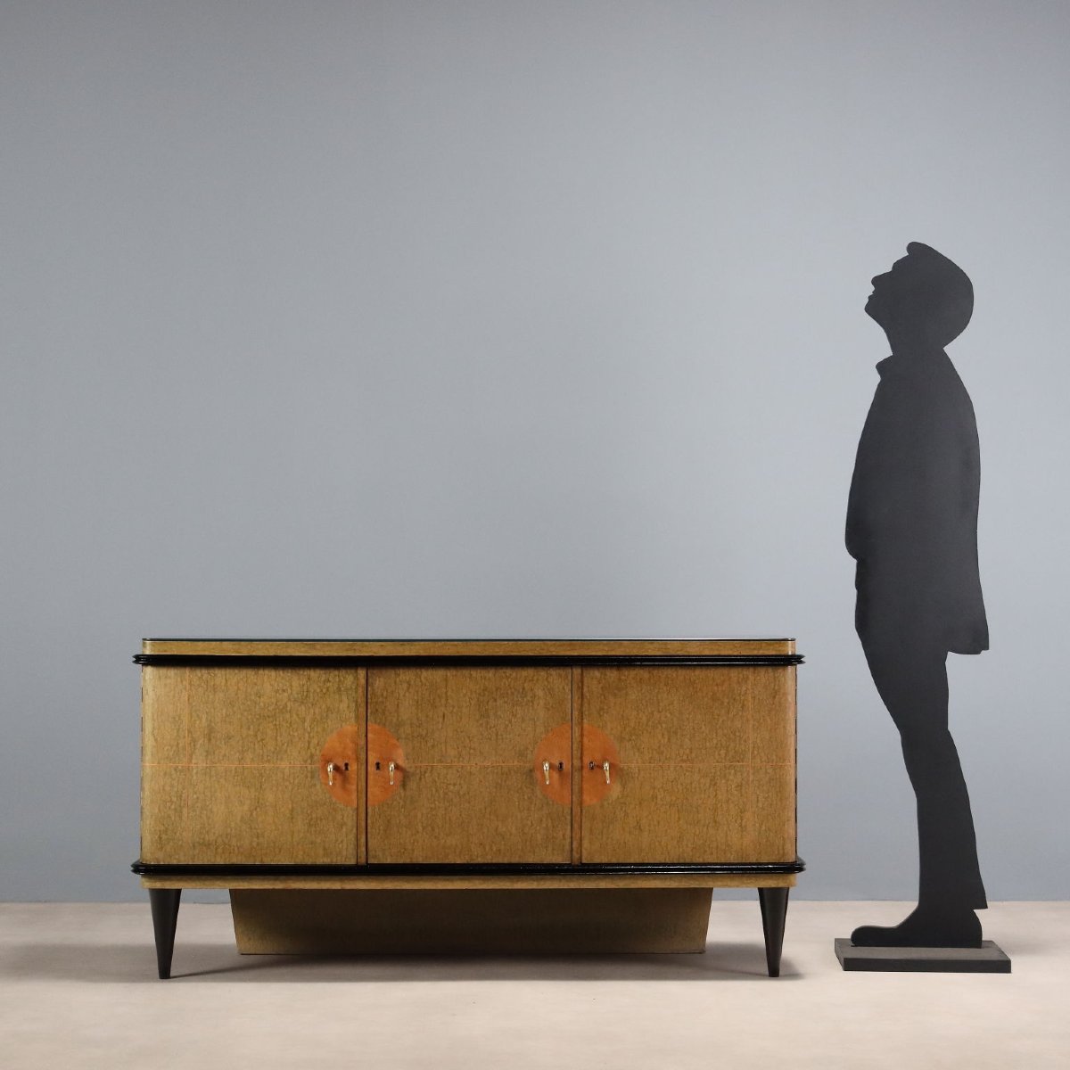 Mobile Vintage Buffet Anni '40 con Funzione Bar Italia-photo-2