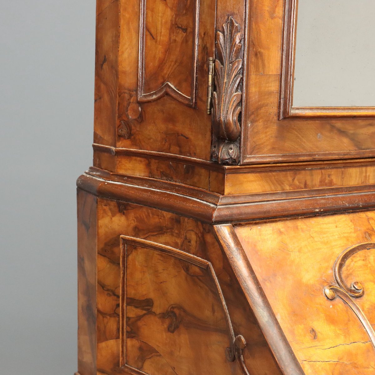 Trumeau Lombardo in Stile con Ante a Specchio Italia Inizio XX Secolo-photo-2