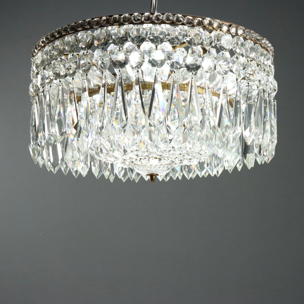 Lampadario Stile Impero Italia Metà XX Secolo