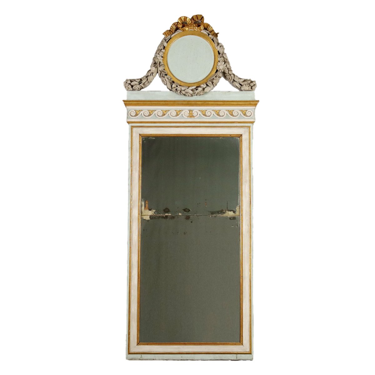 Specchiera Neoclassica Laccata Lombardia Italia Ultimo Quarto XVIII Secolo