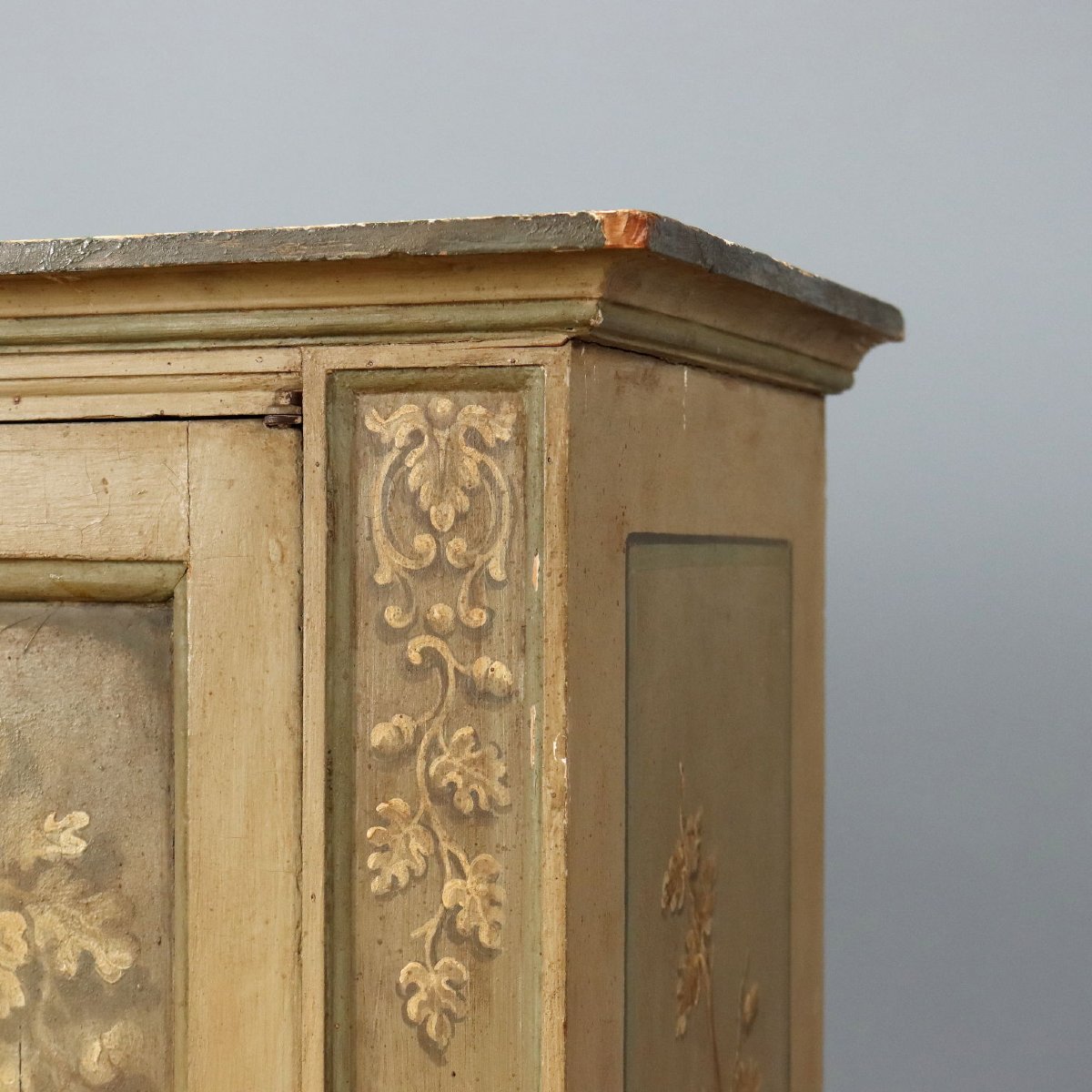 Credenza in Stile Barocco in Abete e Pioppo Italia, fine XIX Secolo-photo-4