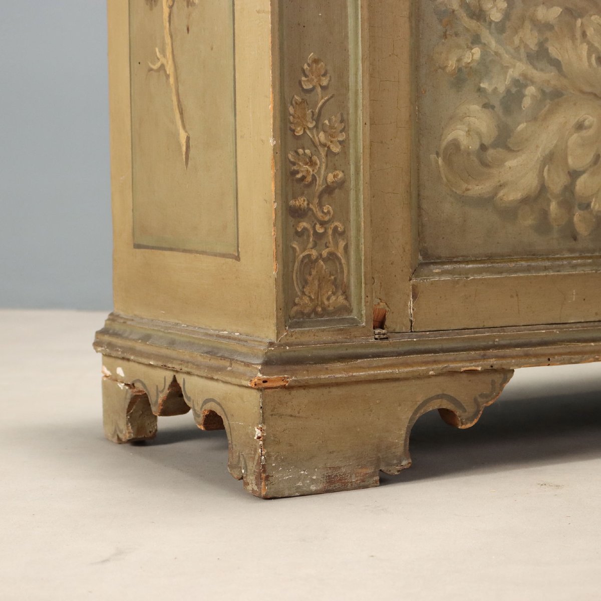 Credenza in Stile Barocco in Abete e Pioppo Italia, fine XIX Secolo-photo-4