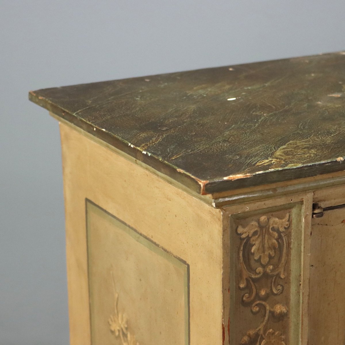 Credenza in Stile Barocco in Abete e Pioppo Italia, fine XIX Secolo-photo-5