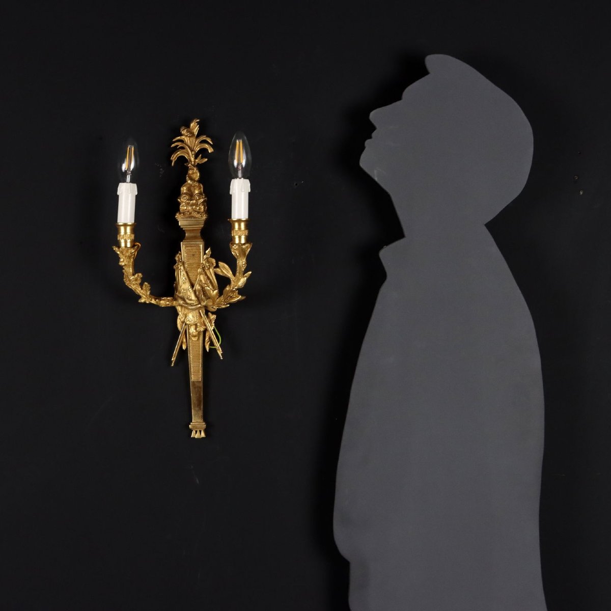 Coppia di Applique in Stile Neoclassico Italia XX secolo-photo-6