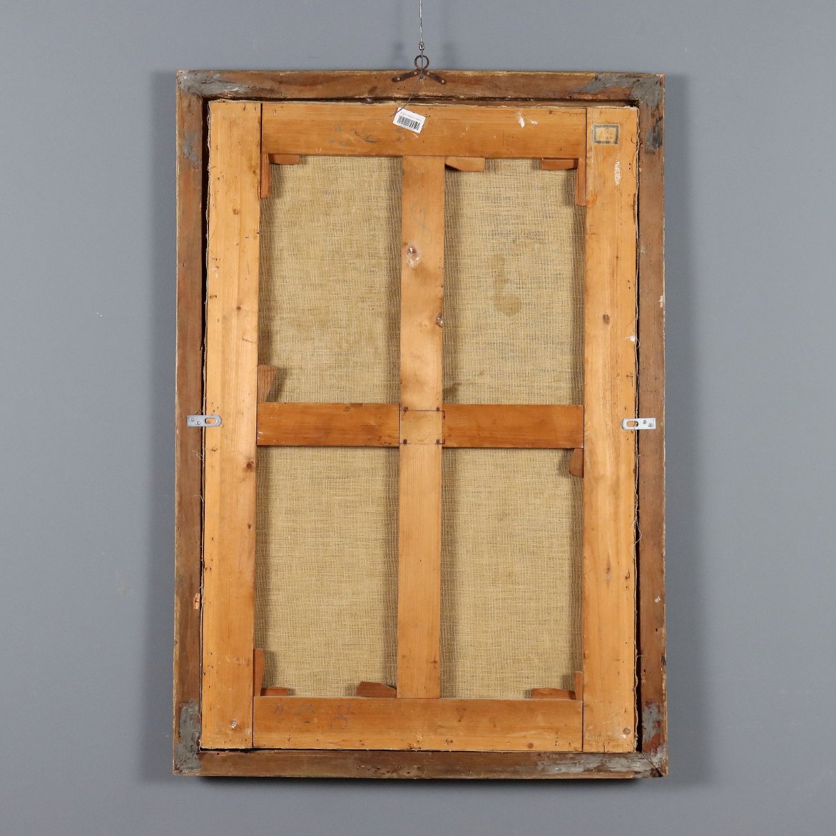 Dipinto Antico Dipinto Sant'Onofrio Penitente Olio su Tela '600-photo-8