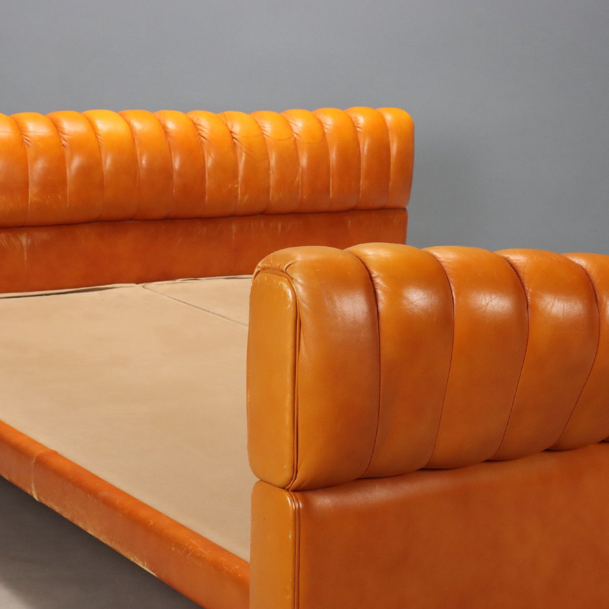 Letto Poltrona Frau Vintage Design Luigi Massoni Italia Anni 70 Originale-photo-4