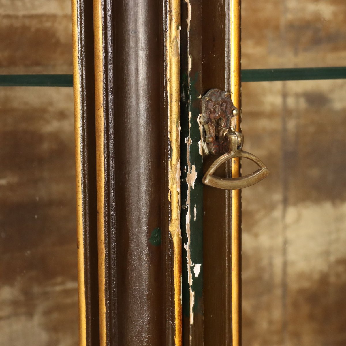 Vetrina Scantonata in Stile Barocchetto - Legno Intagliato Italia Fine XIX Secolo-photo-3