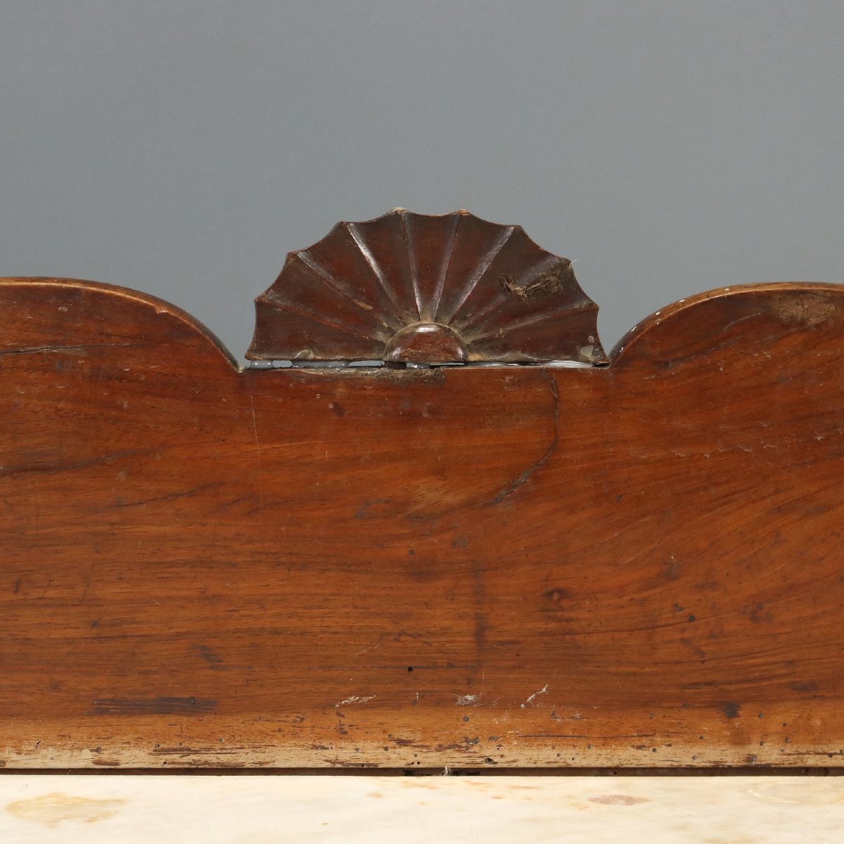 Scrittoio Impero in Noce con Piano in Marmo - Inizio XIX Secolo Italia Inizio XIX Secolo-photo-1
