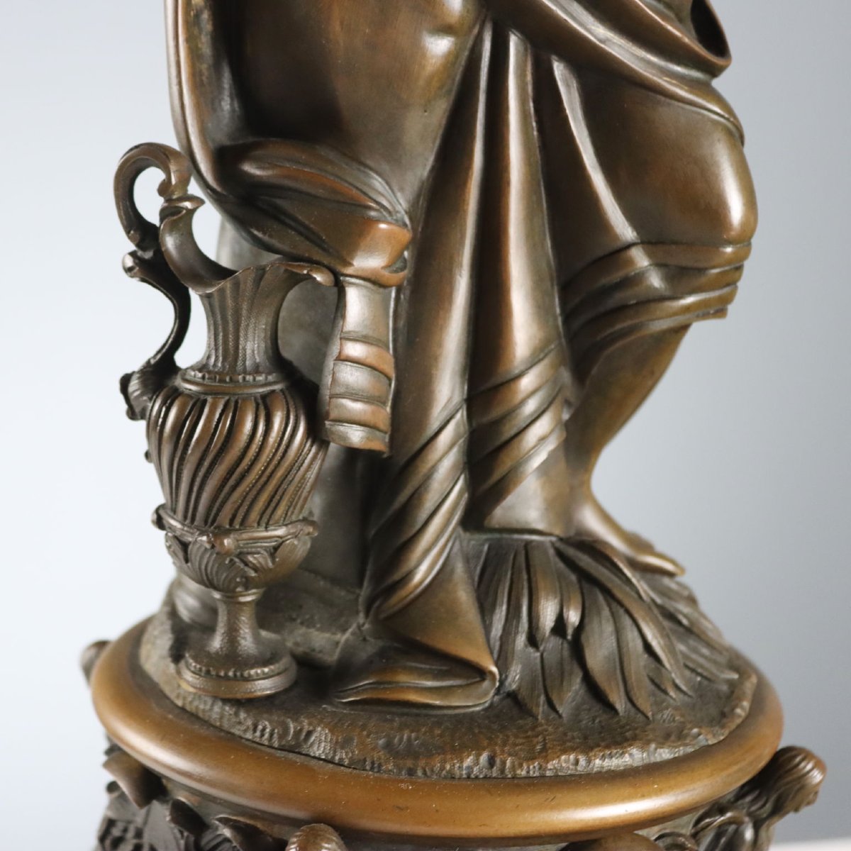 Lampade da Tavolo in Bronzo Stile Neoclassico Italia Inizio XX Secolo-photo-2