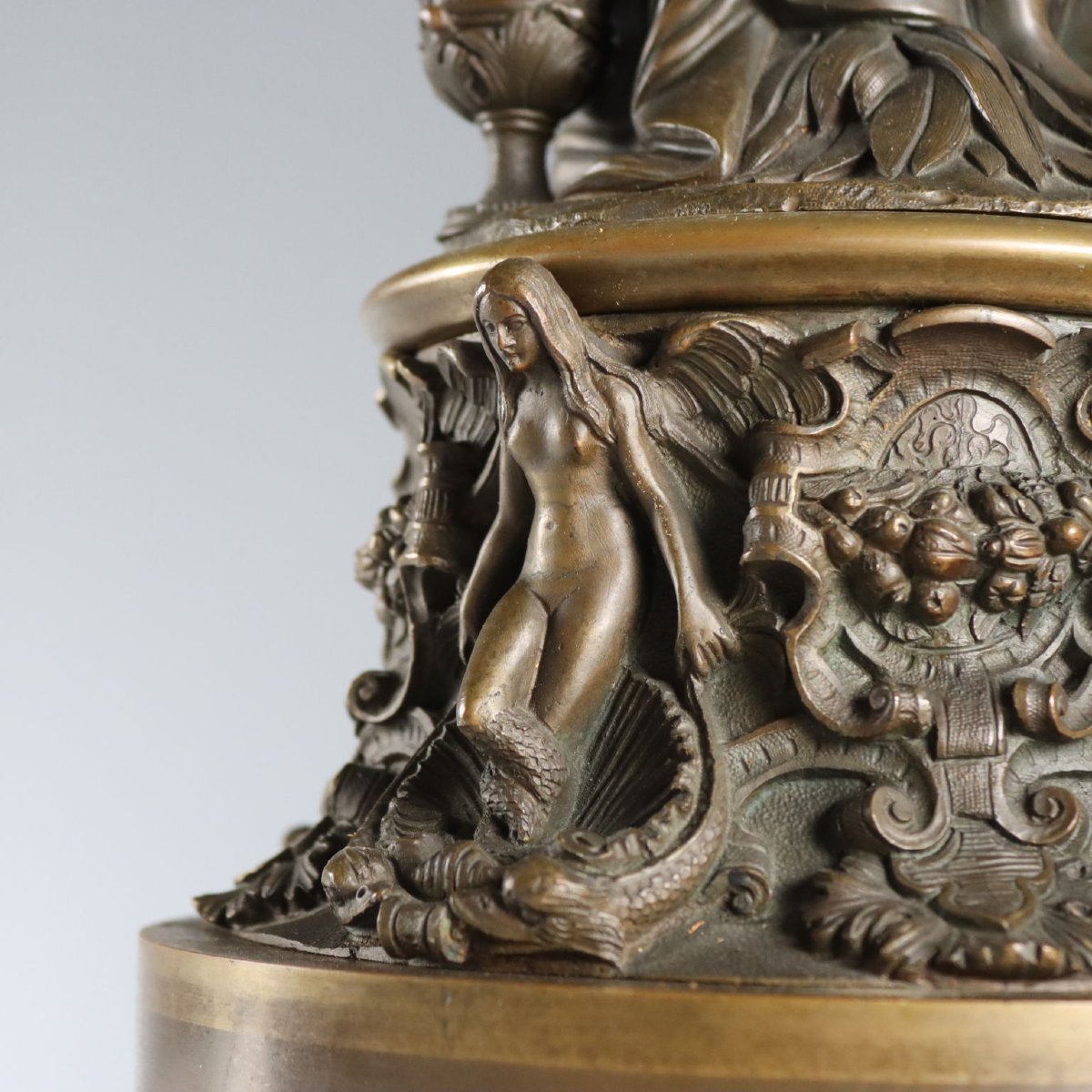 Lampade da Tavolo in Bronzo Stile Neoclassico Italia Inizio XX Secolo-photo-3