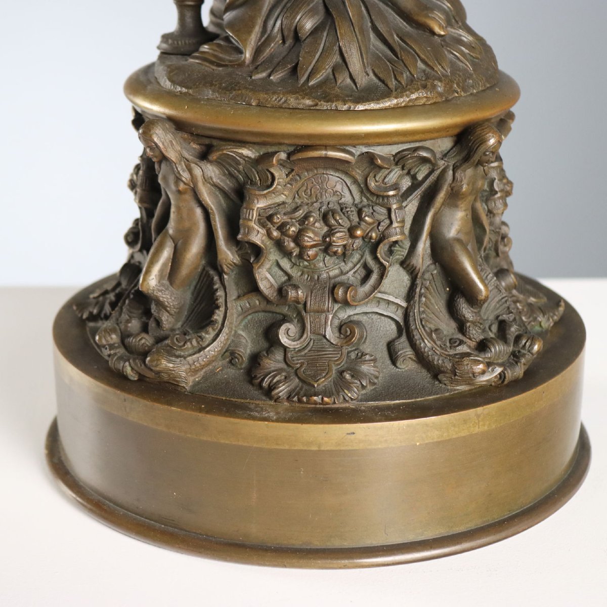Lampade da Tavolo in Bronzo Stile Neoclassico Italia Inizio XX Secolo-photo-6