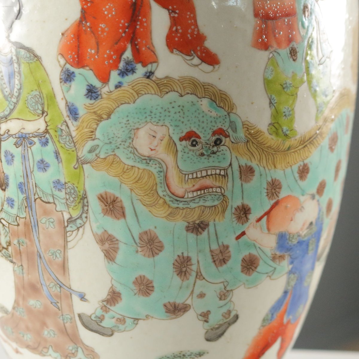 Vaso a Balaustro in Porcellana Cina Fine Epoca Qing 1868-1912-photo-3