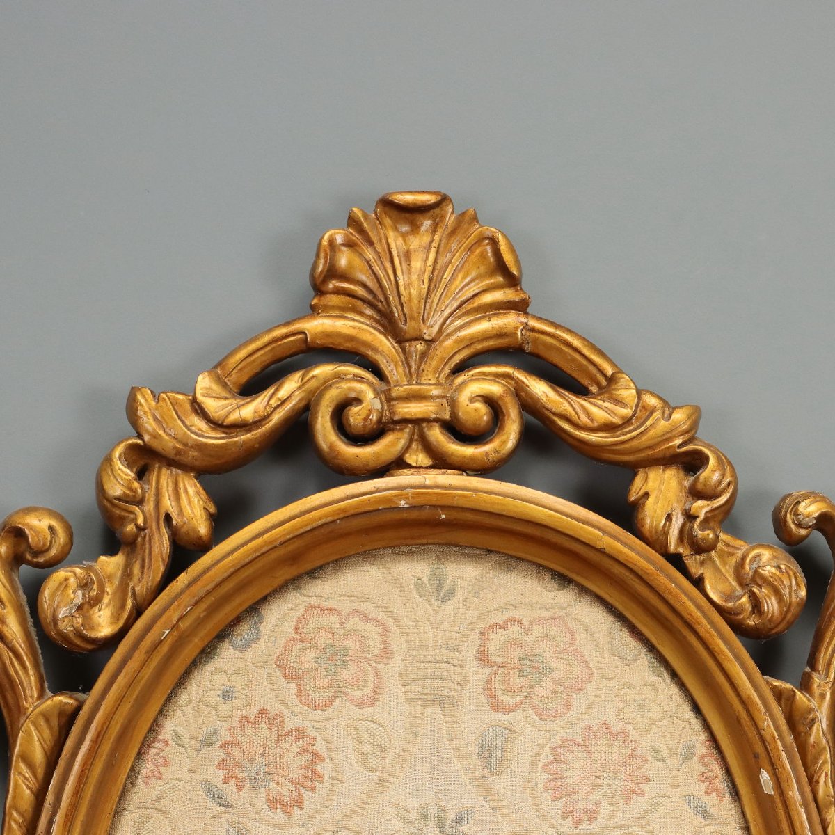 Testata di Letto Matrimoniale Antica Legno Intagliato XIX Secolo-photo-4