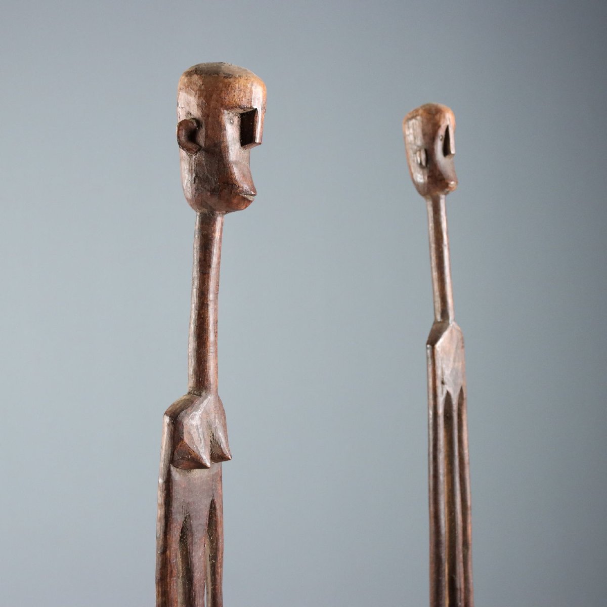 Sculture Africane Antenati in Legno Arte Nyamwezi Tanzania '900 Originali-photo-3