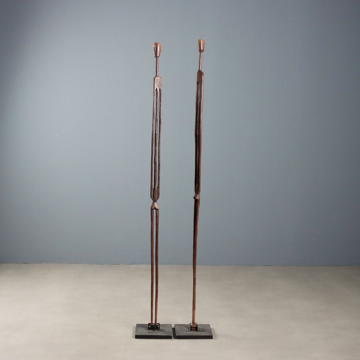 Sculture Africane Antenati in Legno Arte Nyamwezi Tanzania '900 Originali-photo-8