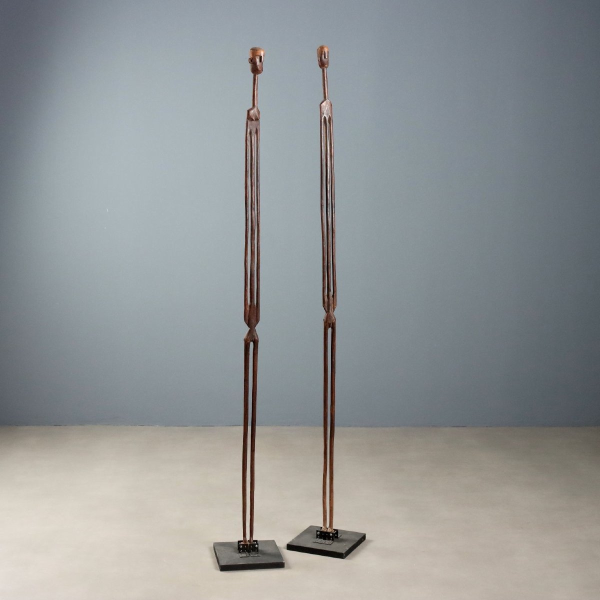 Sculture Africane Antenati in Legno Arte Nyamwezi Tanzania '900 Originali