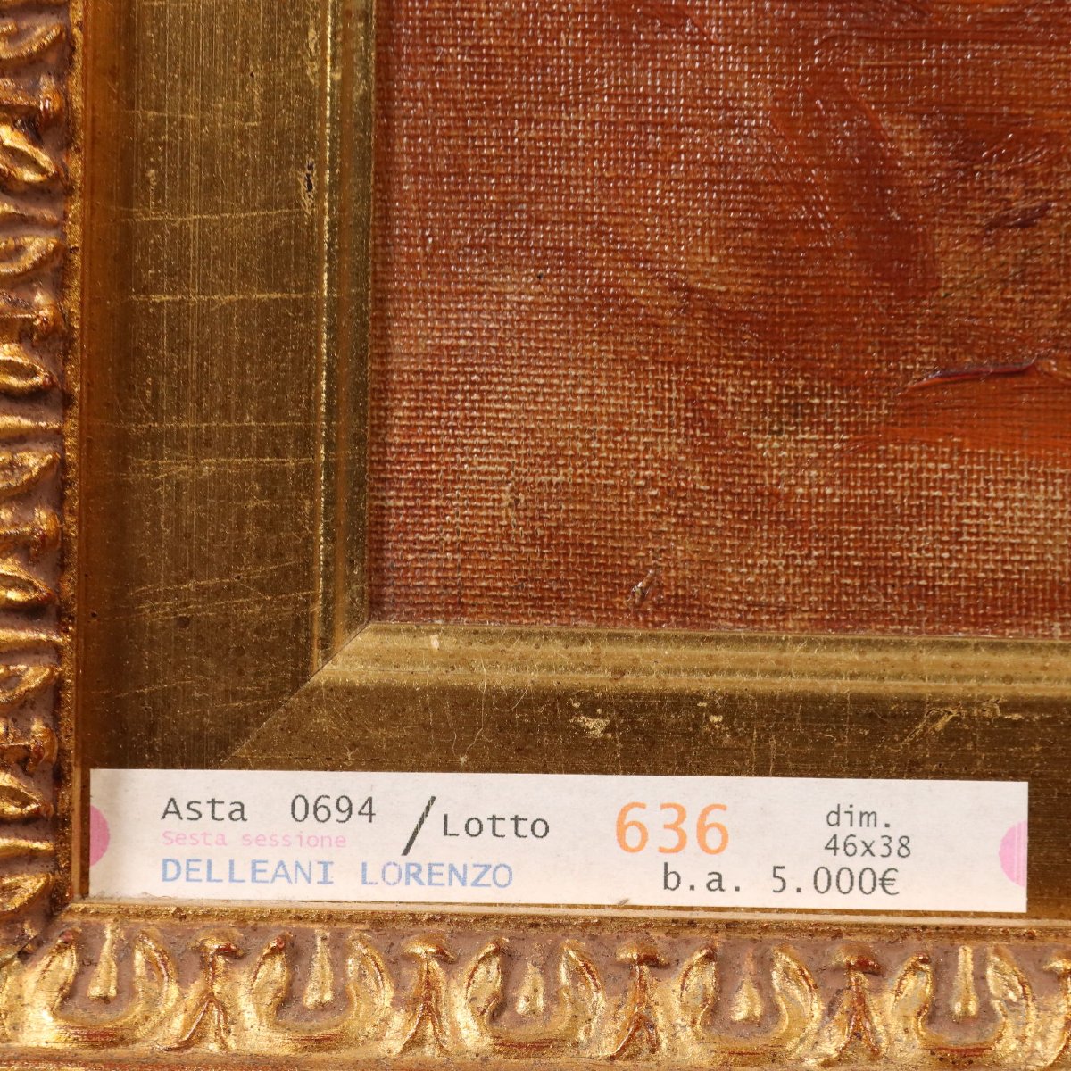 'Lorenzo Delleani' Figura Nuda Accosciata Dipinto Antico 1860 ca. Originale-photo-4