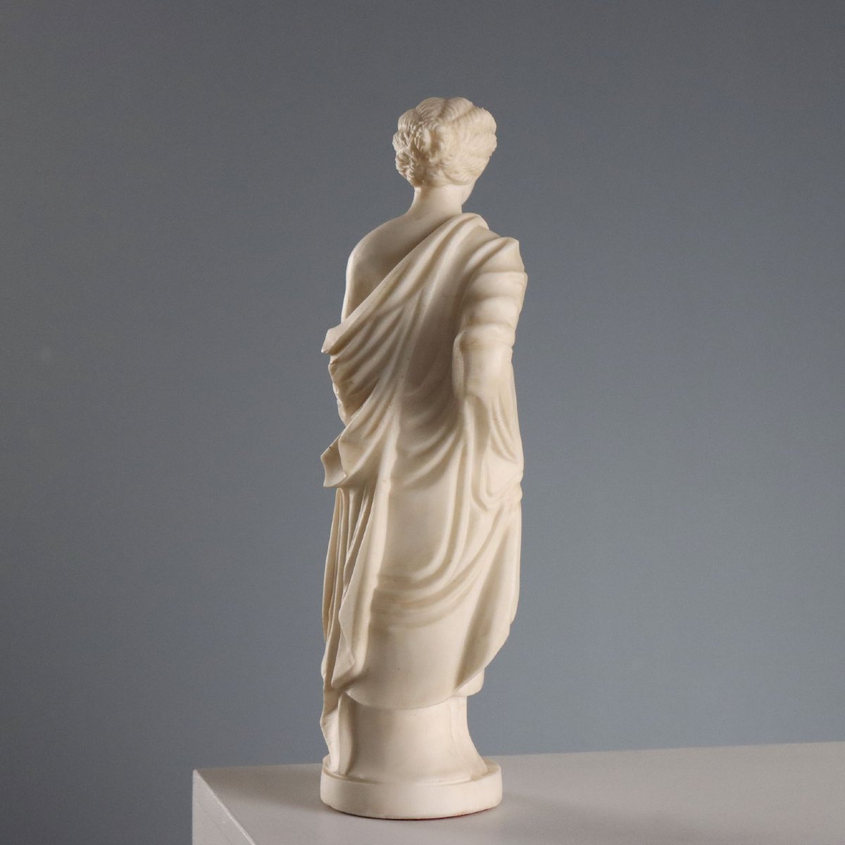 Scultura Matrona Romana Marmo Bianco XIX Secolo Italia-photo-5
