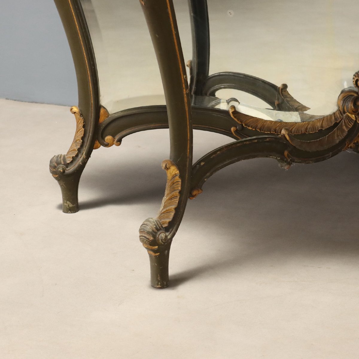 Consolle con Specchiera Stile Barocchetto Italia Fine XIX Secolo-photo-4